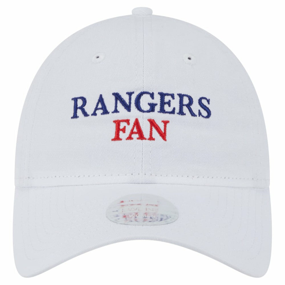 Texas Rangers Women's Team Fan 9TWENTY Adjustable Hat - White | New Era