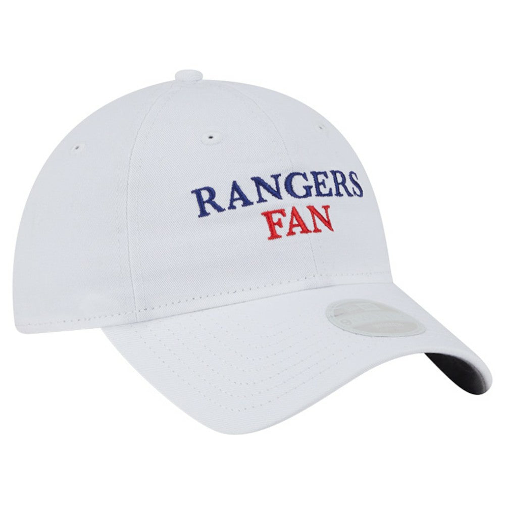 Texas Rangers Women's Team Fan 9TWENTY Adjustable Hat - White | New Era