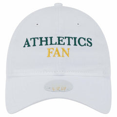 Athletics Women's Team Fan 9TWENTY Adjustable Hat - White | New Era