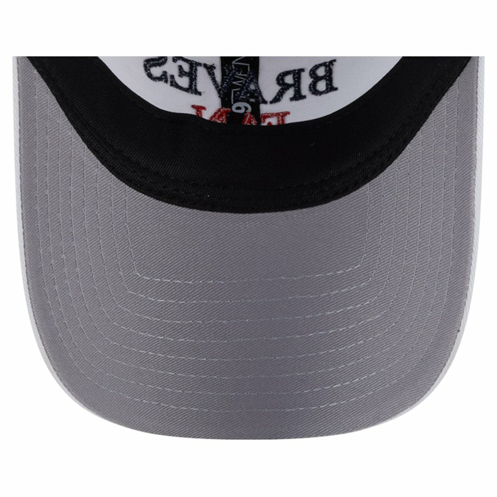 Atlanta Braves Women's Team Fan 9TWENTY Adjustable Hat - White | New Era
