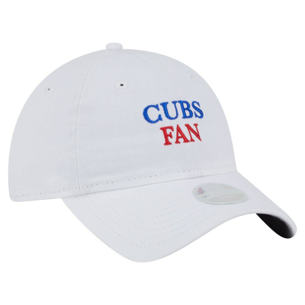 Chicago Cubs Women's Team Fan 9TWENTY Adjustable Hat - White | New Era
