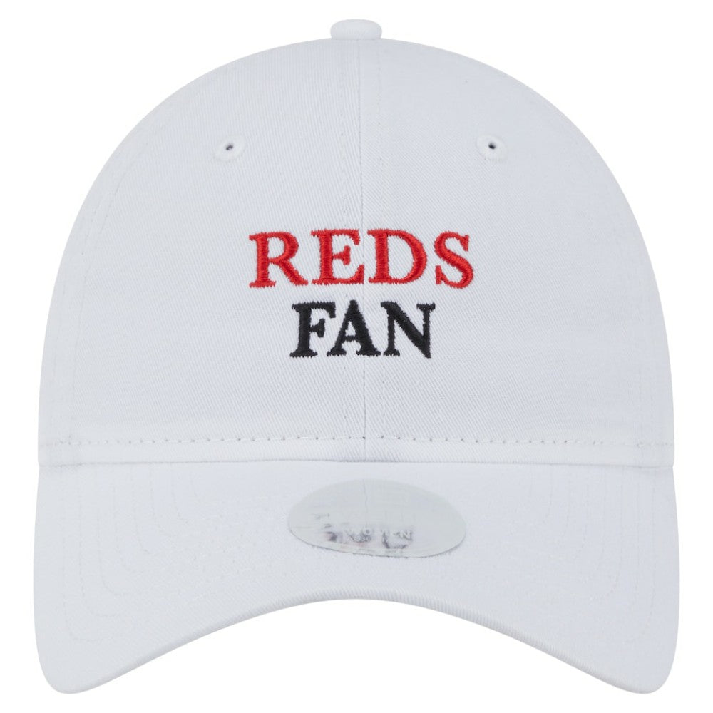 Cincinnati Reds Women's Team Fan 9TWENTY Adjustable Hat - White | New Era