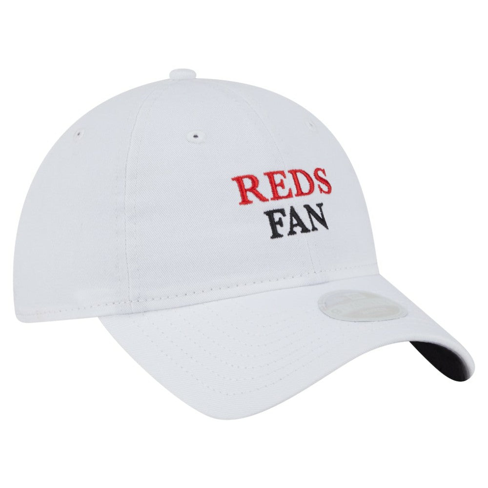Cincinnati Reds Women's Team Fan 9TWENTY Adjustable Hat - White | New Era