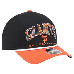San Francisco Giants Arch 9FORTY A-Frame M-Crown Adjustable Hat - Black/Orange | New Era