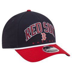 Boston Red Sox Arch 9FORTY A-Frame M-Crown Adjustable Hat - Navy/Red | New Era