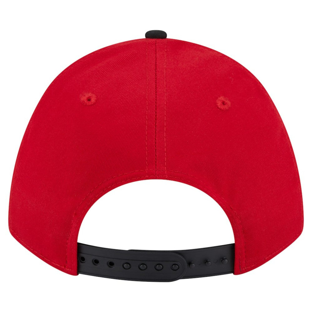 Cincinnati Reds Arch 9FORTY A-Frame M-Crown Adjustable Hat - Red/Black | New Era