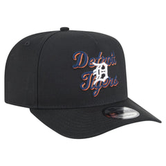 Detroit Tigers Chainstitch 9FIFTY A-Frame Snapback Hat - Black | New Era
