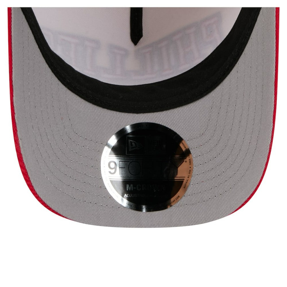 Philadelphia Phillies Sided Corduroy 9FORTY A-Frame Adjustable Hat - Cream/Red | New Era
