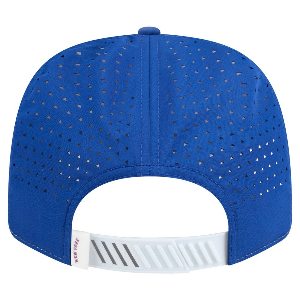 New York Mets Established Patch 9SEVENTY Adjustable Hat - White/Royal | New Era
