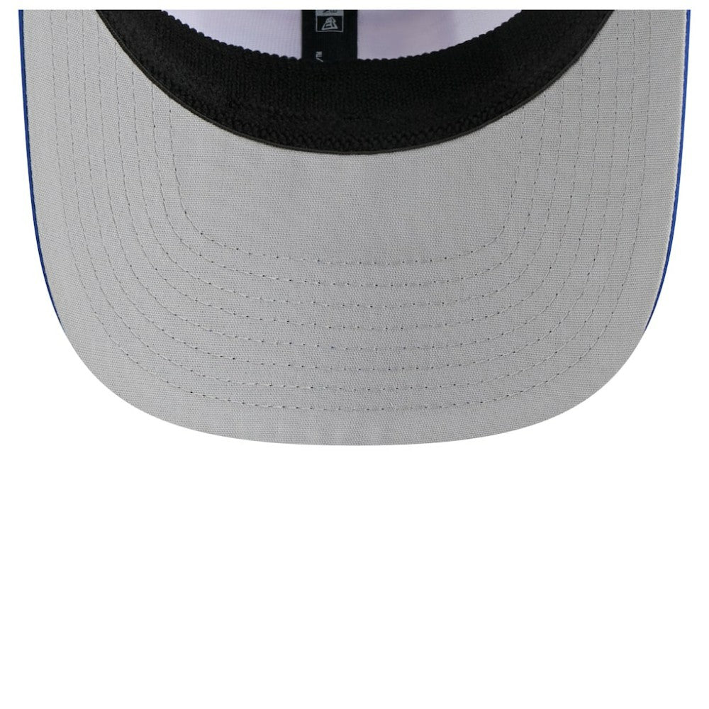 New York Mets Established Patch 9SEVENTY Adjustable Hat - White/Royal | New Era