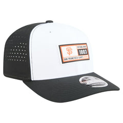 San Francisco Giants Established Patch 9SEVENTY Adjustable Hat - White/Black | New Era