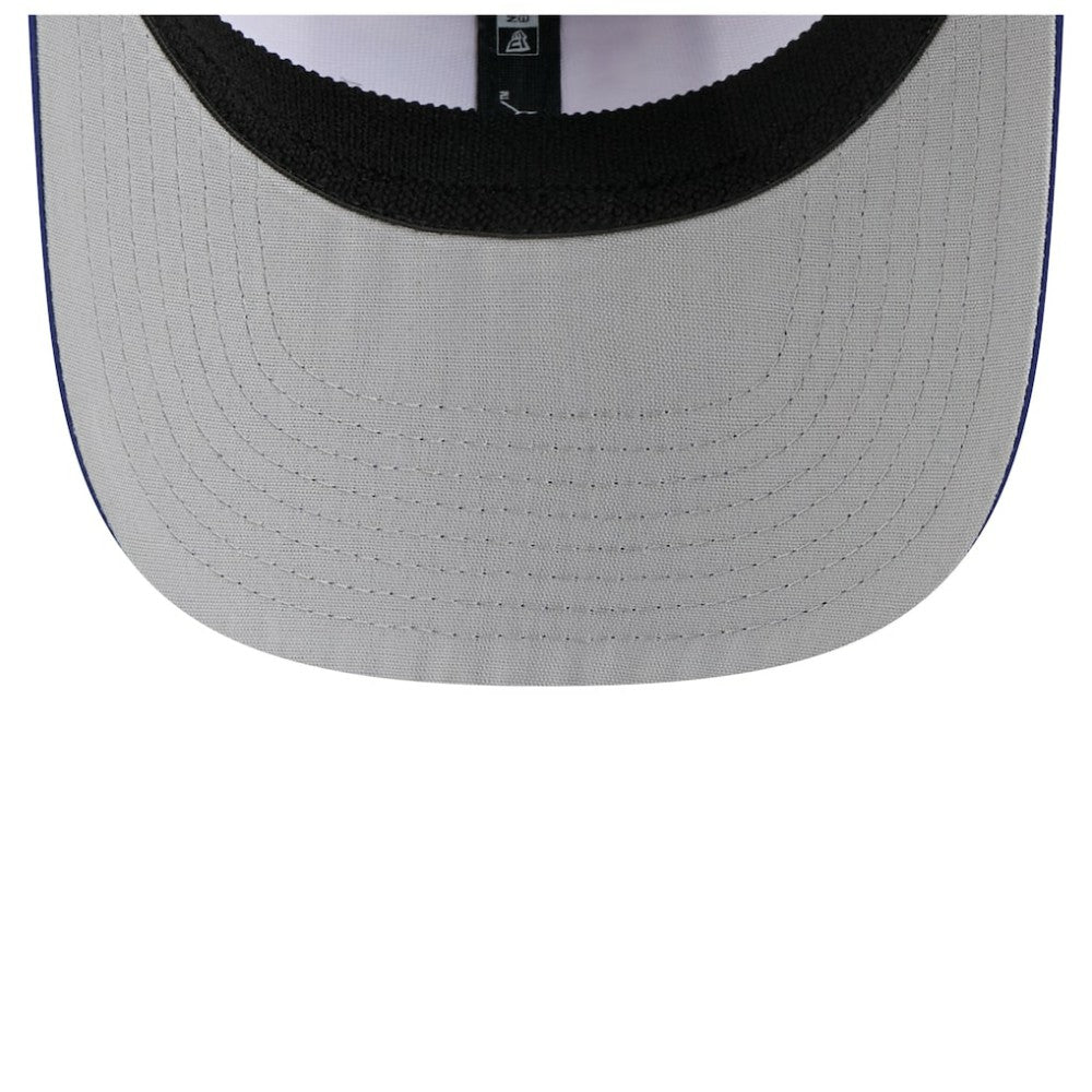 Texas Rangers Established Patch 9SEVENTY Adjustable Hat - White/Royal | New Era