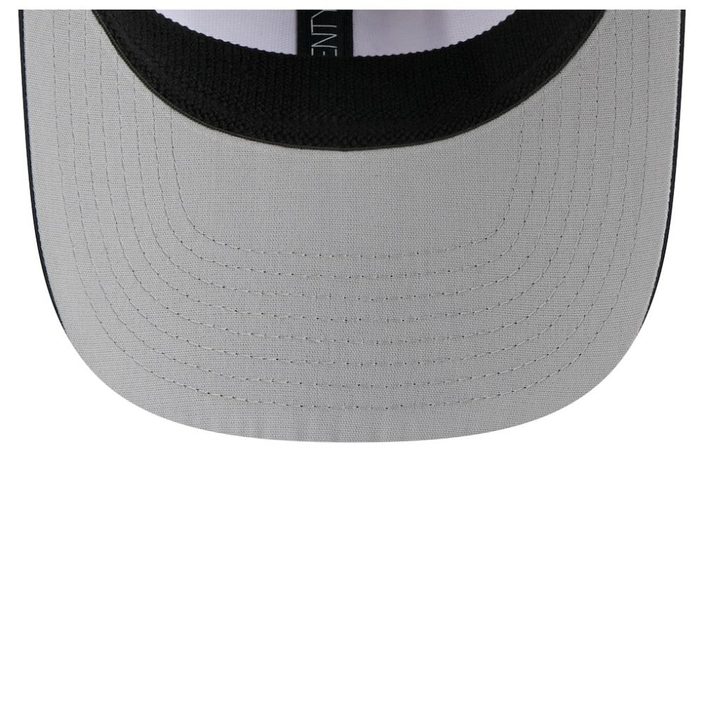 Boston Red Sox Established Patch 9SEVENTY Adjustable Hat - White/Navy | New Era