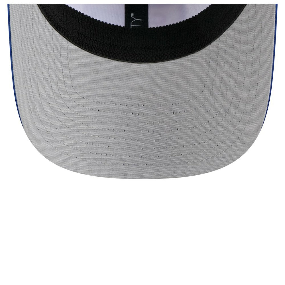 Chicago Cubs Established Patch 9SEVENTY Adjustable Hat - White/Royal | New Era