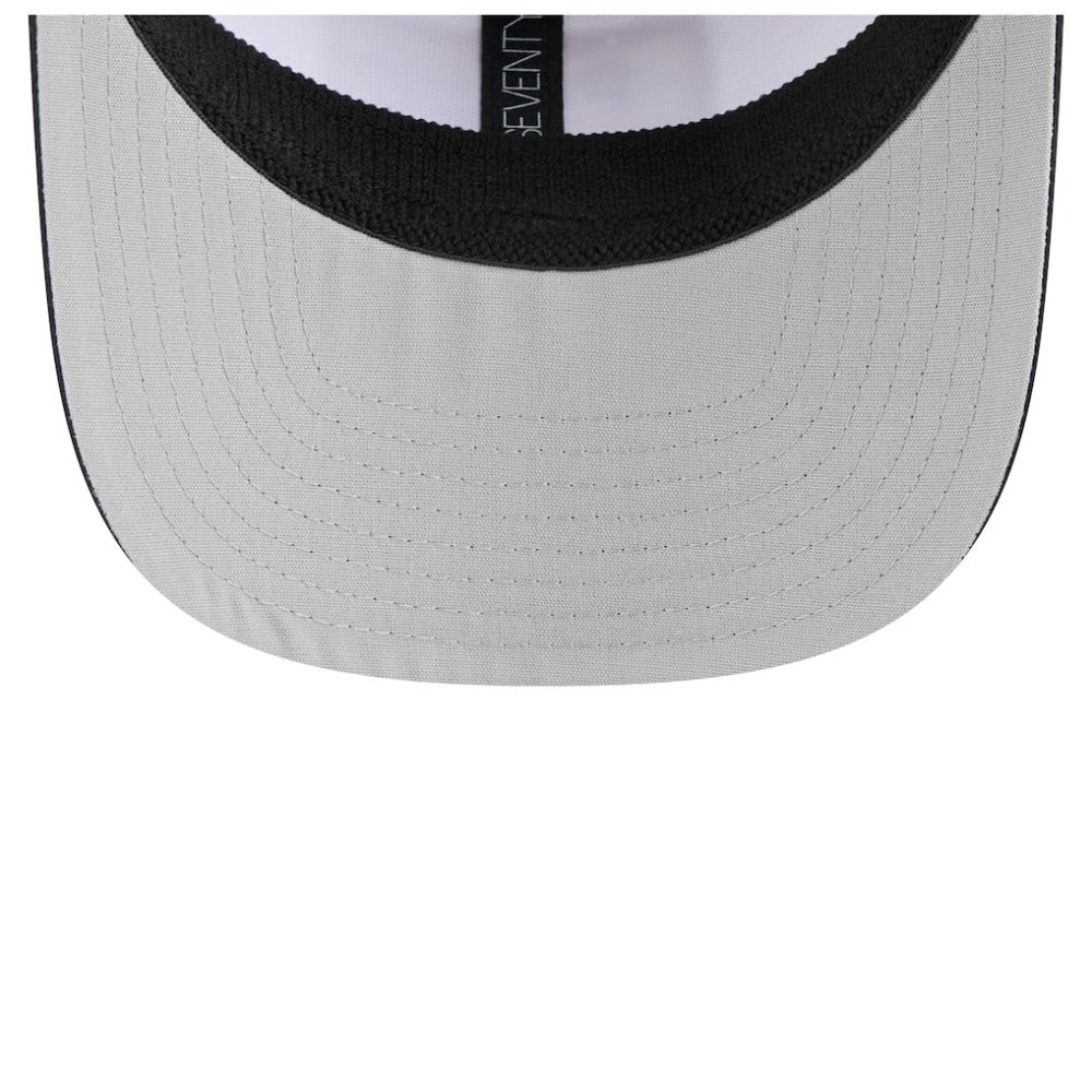Pittsburgh Pirates Established Patch 9SEVENTY Adjustable Hat - White/Black | New Era