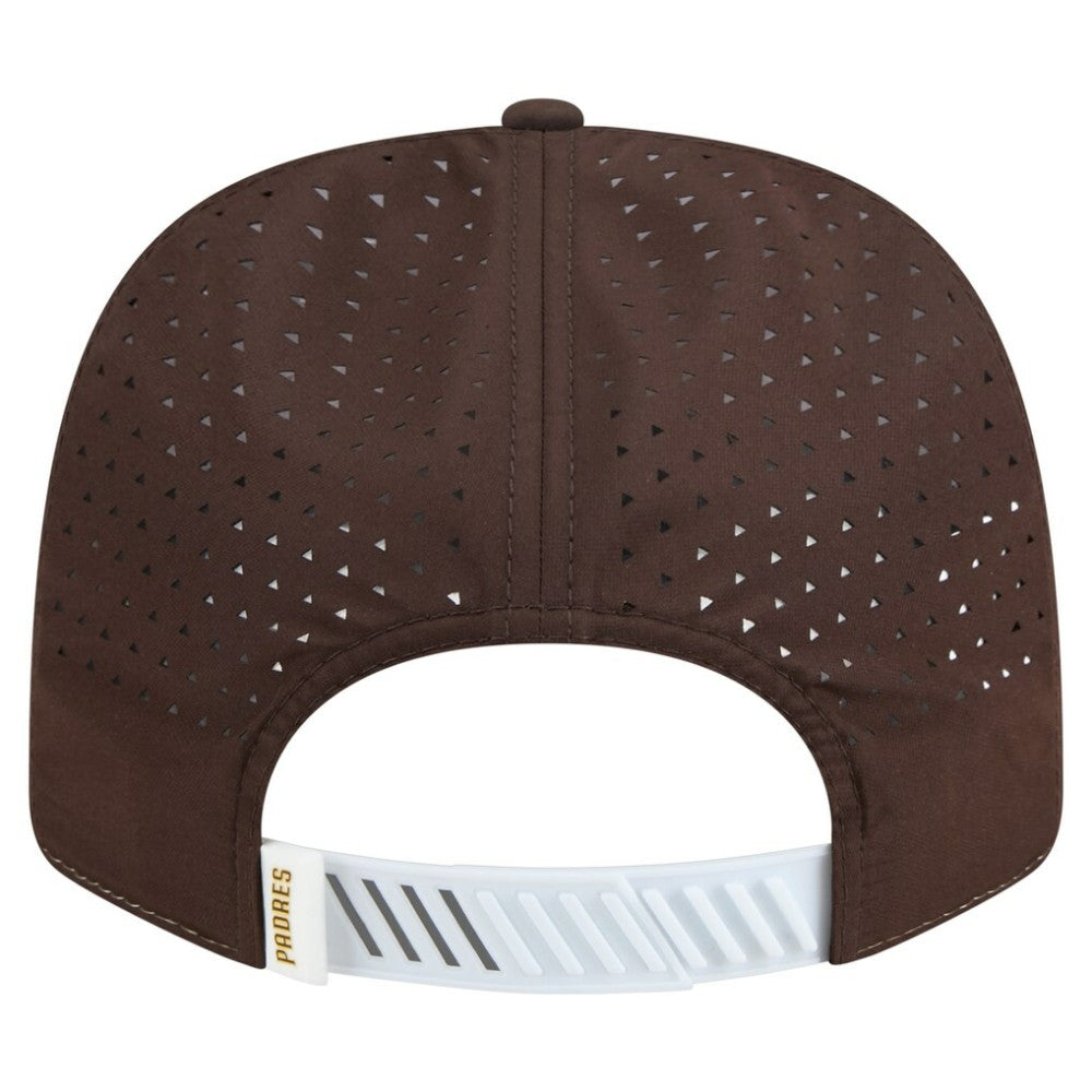 San Diego Padres Established Patch 9SEVENTY Adjustable Hat - White/Brown | New Era
