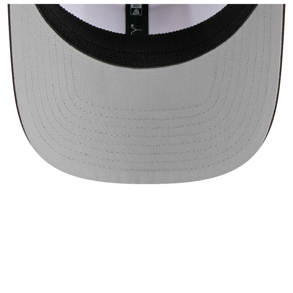 San Diego Padres Established Patch 9SEVENTY Adjustable Hat - White/Brown | New Era