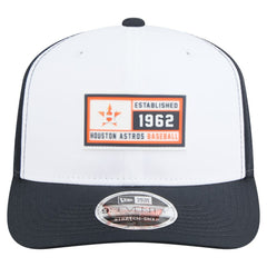 Houston Astros Established Patch 9SEVENTY Adjustable Hat - White/Navy | New Era