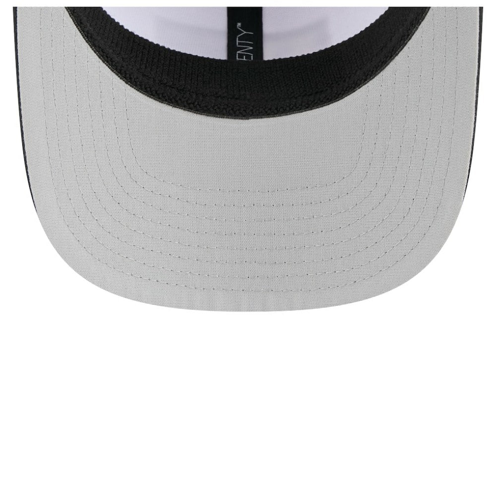 Chicago White Sox Established Patch 9SEVENTY Adjustable Hat - White/Black | New Era