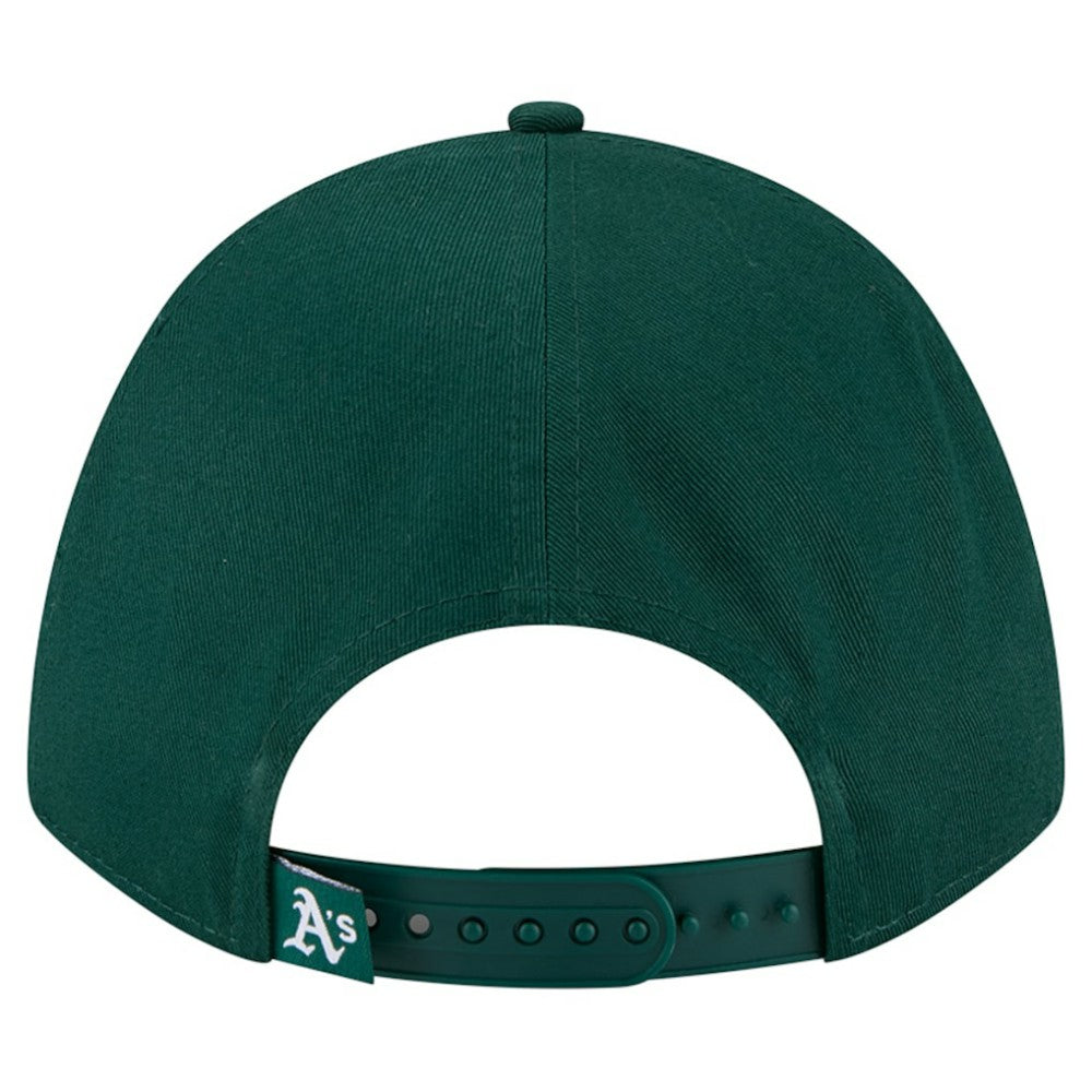 Athletics Women's Metallic A-Frame 9FORTY Adjustable Hat - Green | New Era