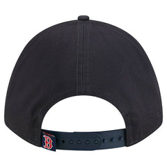 Boston Red Sox Women's Metallic A-Frame 9FORTY Adjustable Hat - Navy | New Era