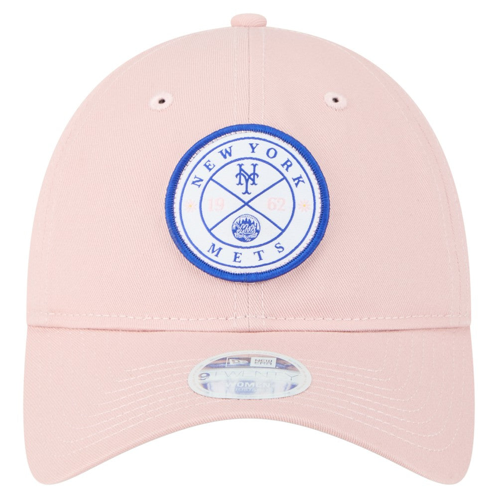New York Mets Women's Bloom 9TWENTY Adjustable Hat - Pink | New Era