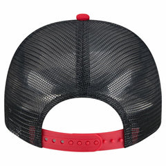 Boston Red Sox Banner A-Frame 9FIFTY Trucker Snapback Hat - Cream/Navy | New Era