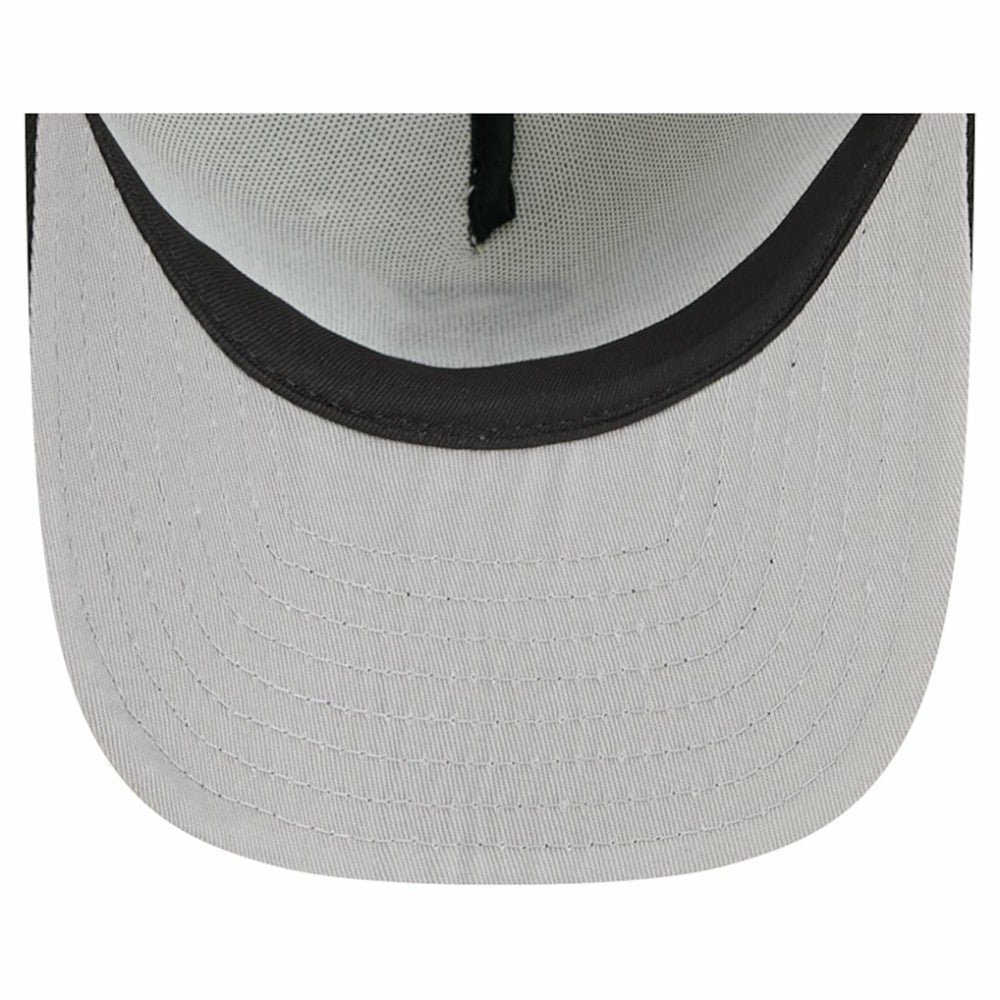 Chicago White Sox Banner A-Frame 9FIFTY Trucker Snapback Hat - Cream/Black | New Era