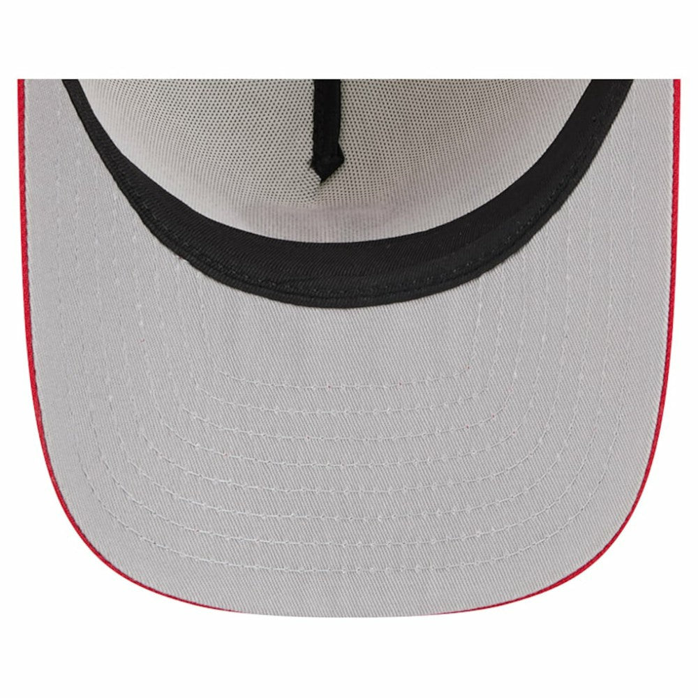 Philadelphia Phillies Banner A-Frame 9FIFTY Trucker Snapback Hat - Cream/Red | New Era