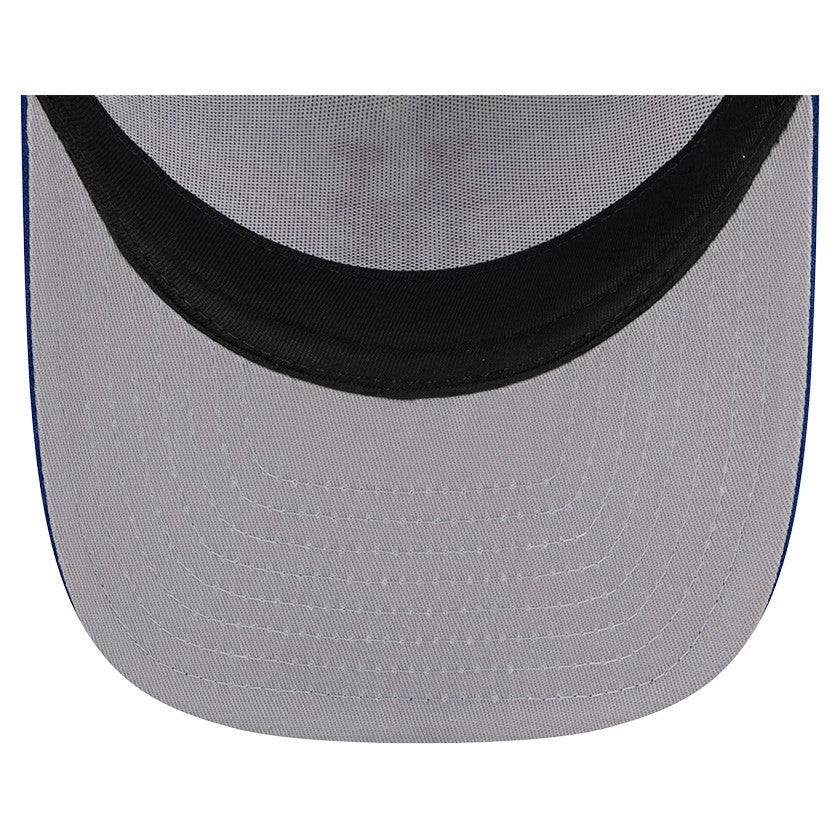New York Mets Banner A-Frame 9FIFTY Trucker Snapback Hat - Cream/Royal | New Era