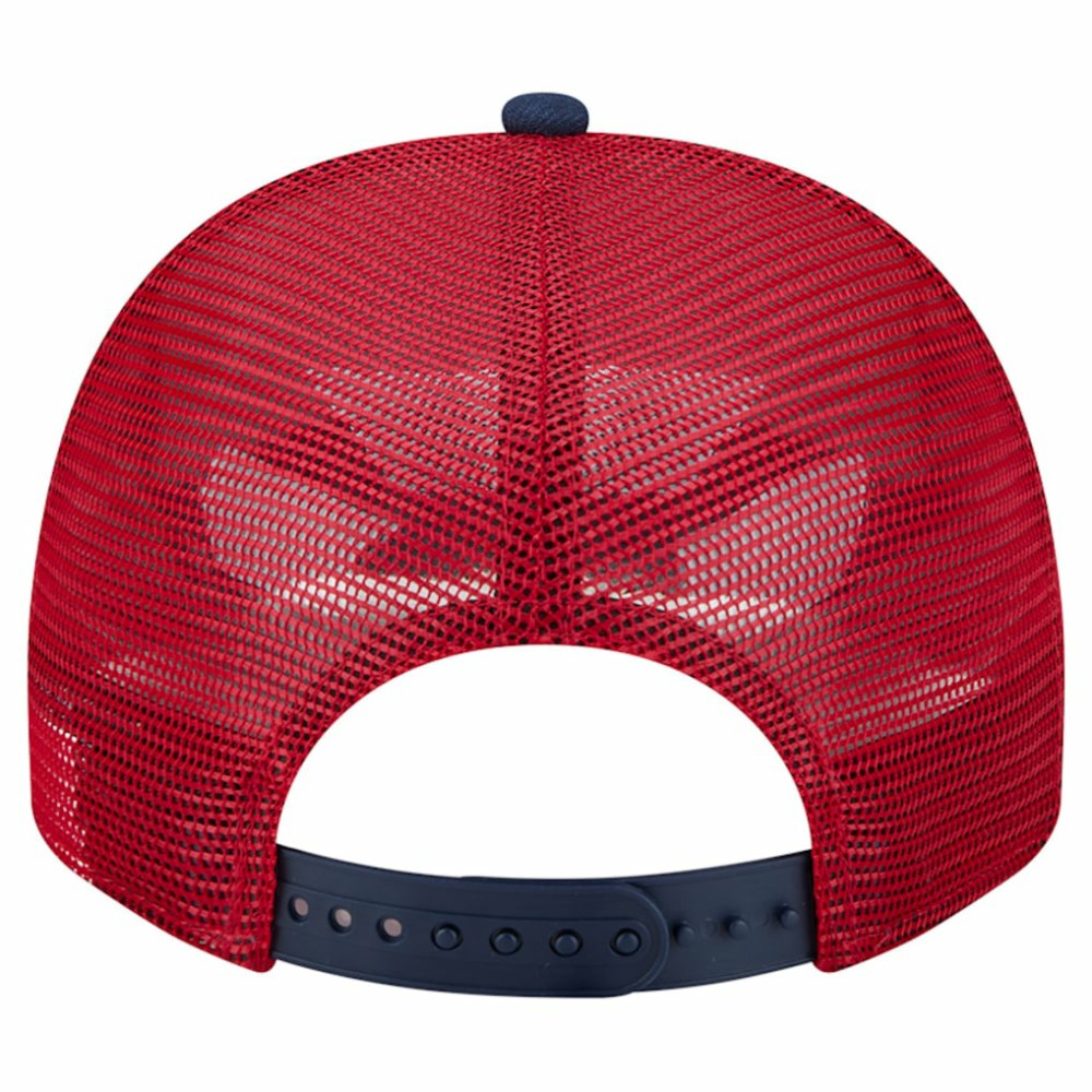 St. Louis Cardinals Banner A-Frame 9FIFTY Trucker Snapback Hat - Cream/Red | New Era