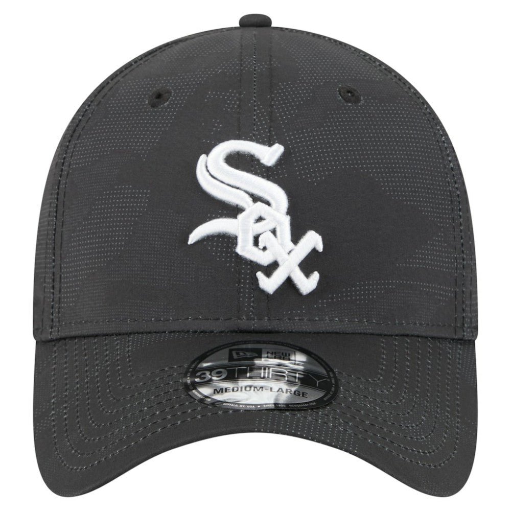 Chicago White Sox Tonal Camo 39THIRTY Flex Hat - Black | New Era
