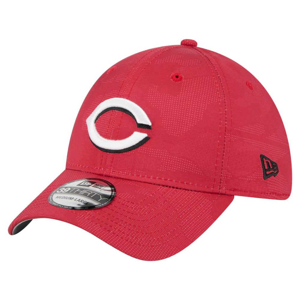 Cincinnati Reds Tonal Camo 39THIRTY Flex Hat - Red | New Era