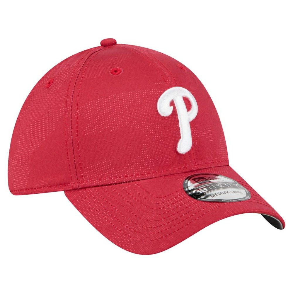 Philadelphia Phillies Tonal Camo 39THIRTY Flex Hat - Red | New Era