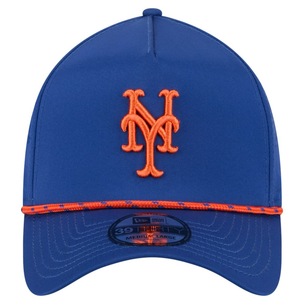 New York Mets 39THIRTY A-Frame Perforated Flex Hat - Royal | New Era