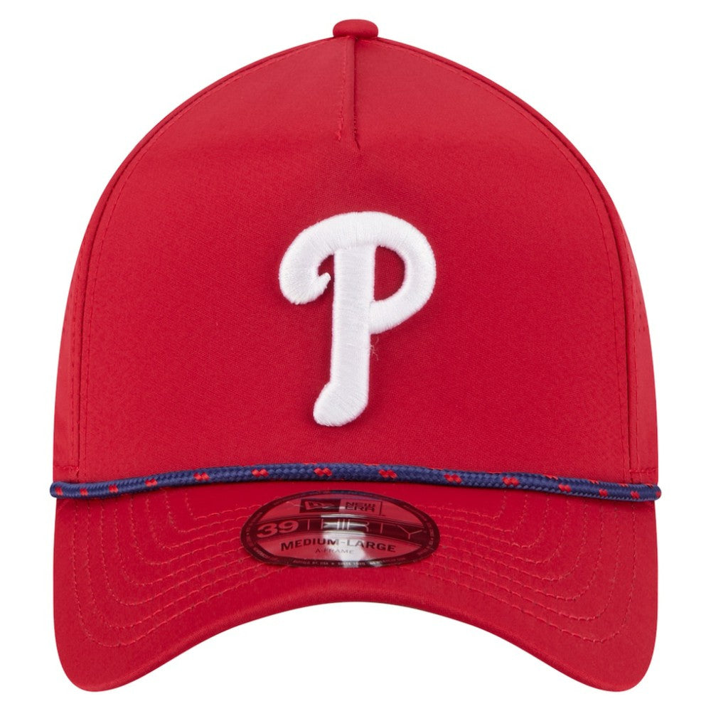 Philadelphia Phillies 39THIRTY A-Frame Perforated Flex Hat - Red | New Era