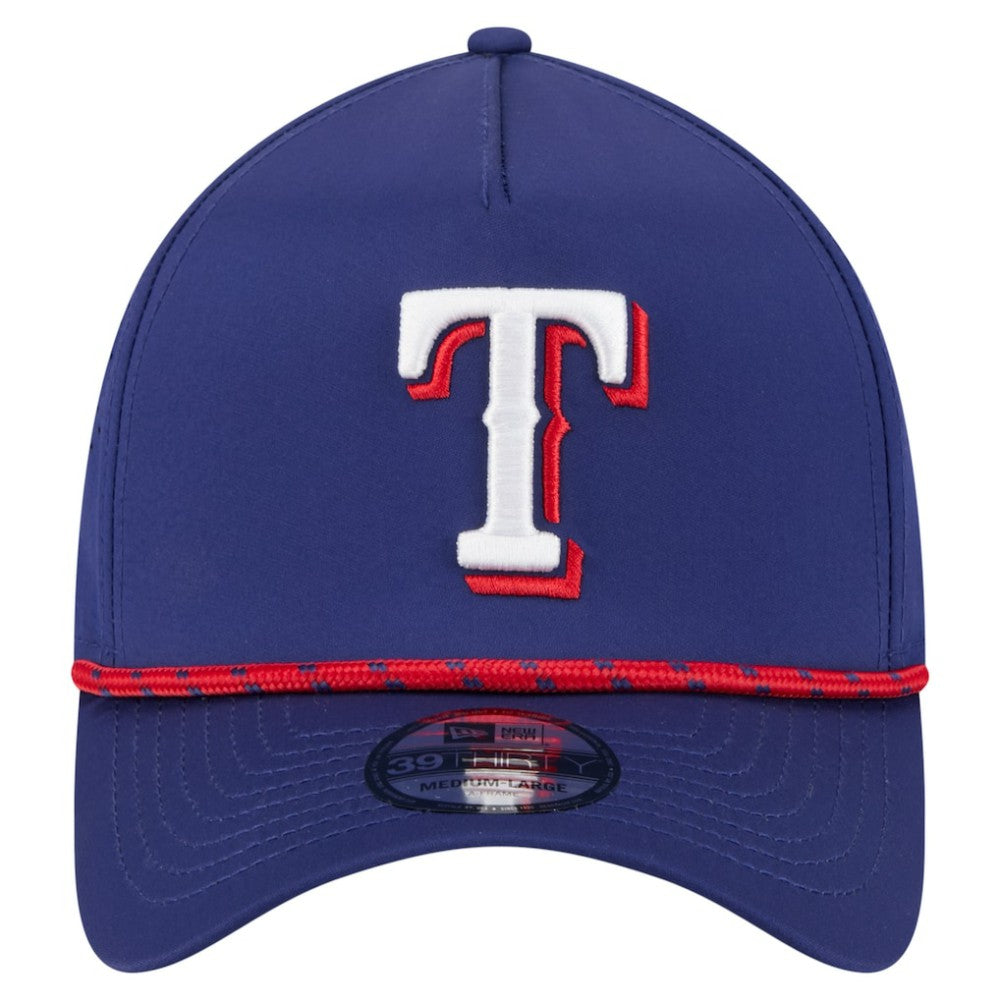 Texas Rangers 39THIRTY A-Frame Perforated Flex Hat - Royal | New Era