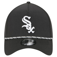 Chicago White Sox 39THIRTY A-Frame Perforated Flex Hat - Black | New Era