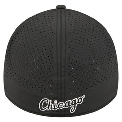 Chicago White Sox 39THIRTY A-Frame Perforated Flex Hat - Black | New Era