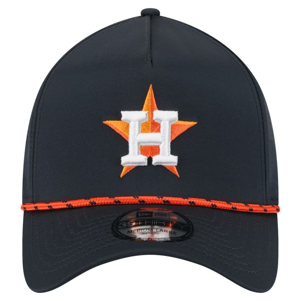 Houston Astros 39THIRTY A-Frame Perforated Flex Hat - Navy | New Era