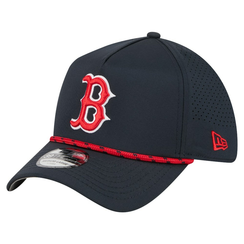 Boston Red Sox 39THIRTY A-Frame Perforated Flex Hat - Navy | New Era