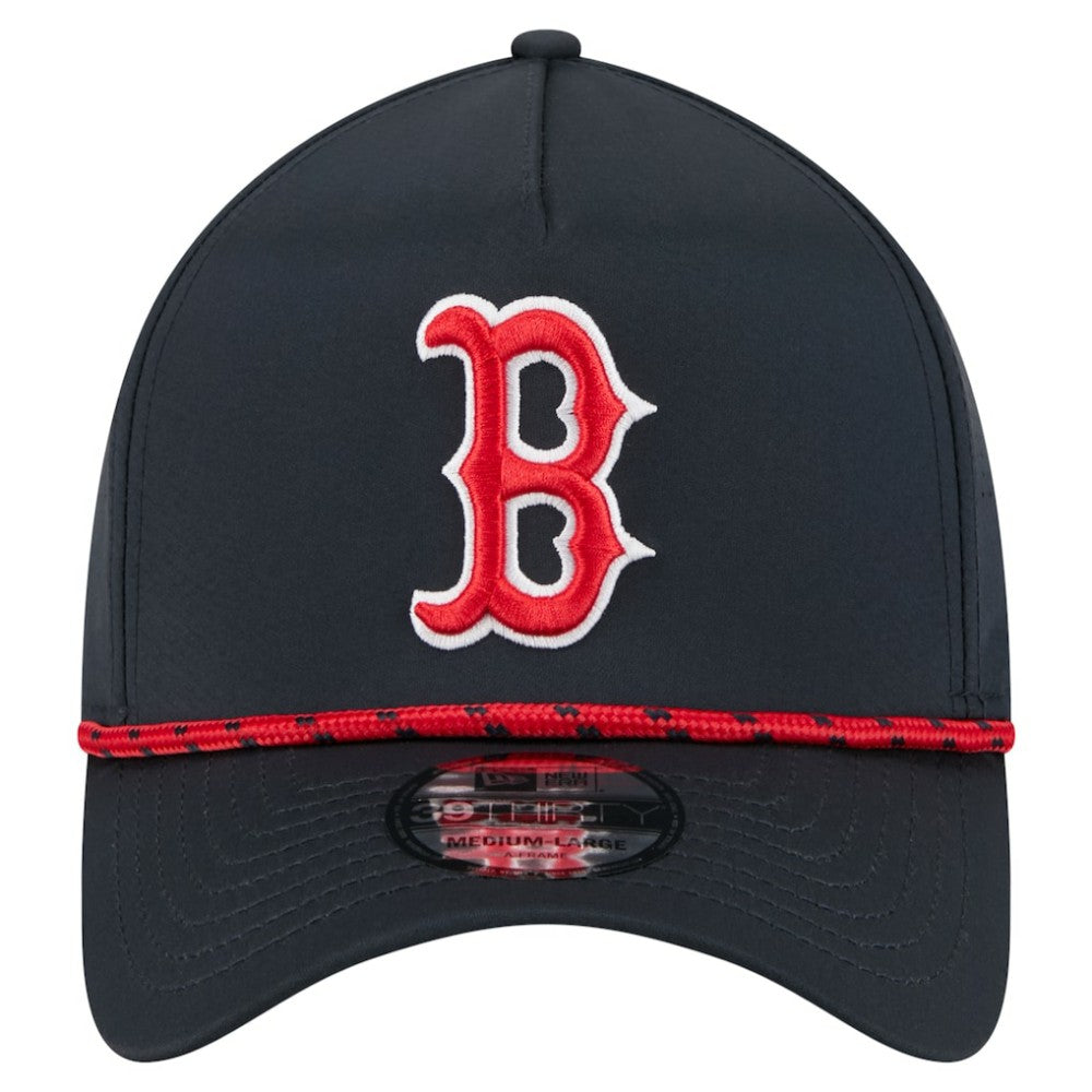 Boston Red Sox 39THIRTY A-Frame Perforated Flex Hat - Navy | New Era