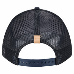 New York Yankees Text A-Frame Trucker 9FORTY Hat - Stone/Navy | New Era