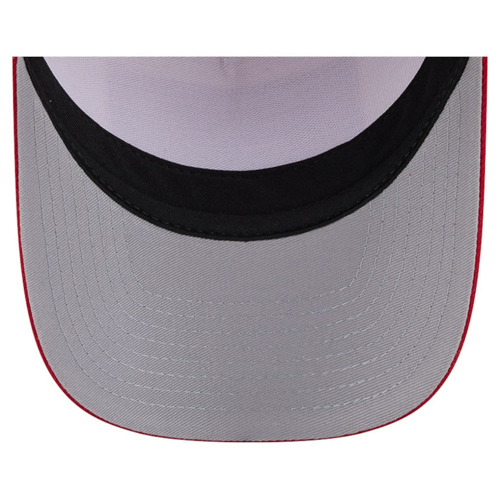 St. Louis Cardinals Text A-Frame Trucker 9FORTY Hat - Stone/Red | New Era