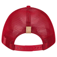 Cincinnati Reds Text A-Frame Trucker 9FORTY Hat - Stone/Red | New Era