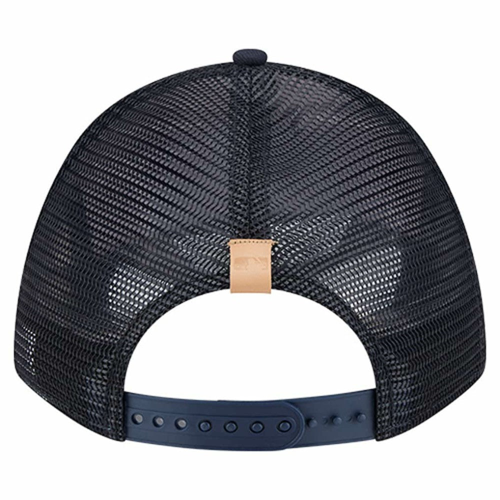 Detroit Tigers Text A-Frame Trucker 9FORTY Hat - Stone/Navy | New Era