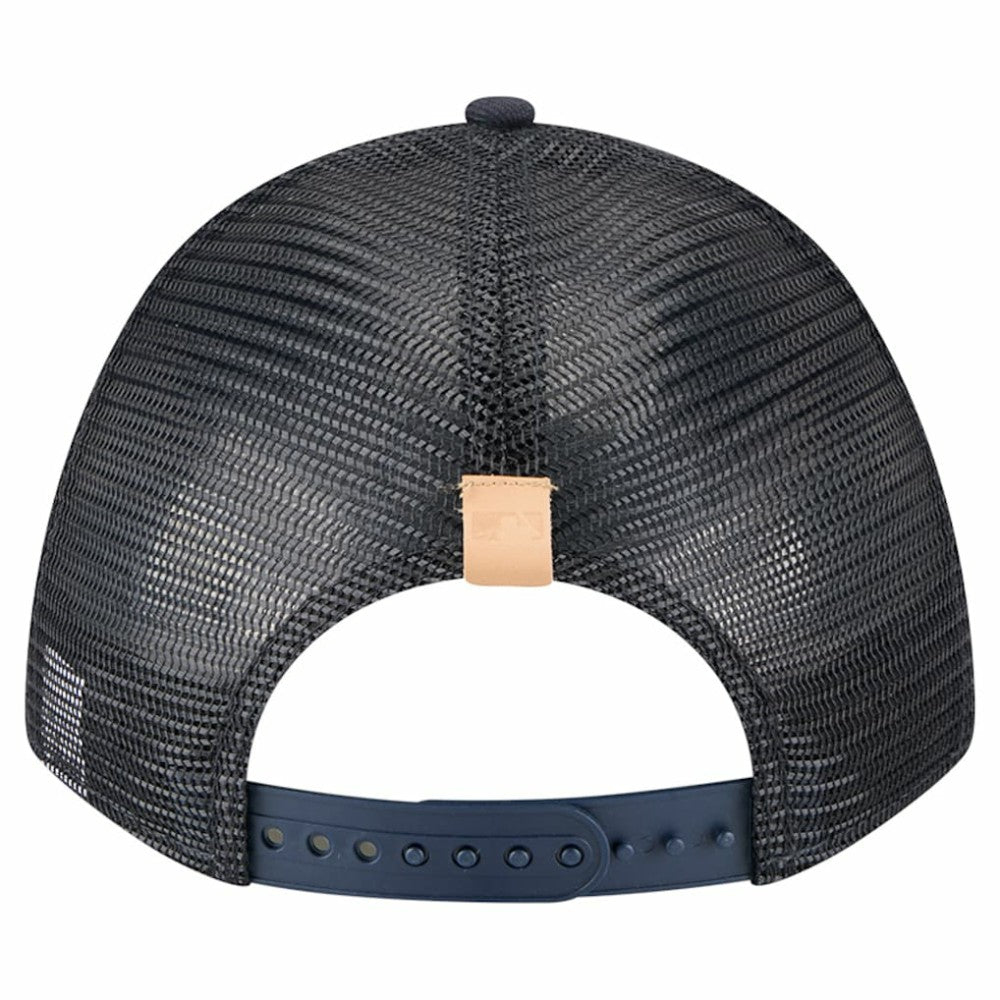 Houston Astros Text A-Frame Trucker 9FORTY Hat - Stone/Navy | New Era