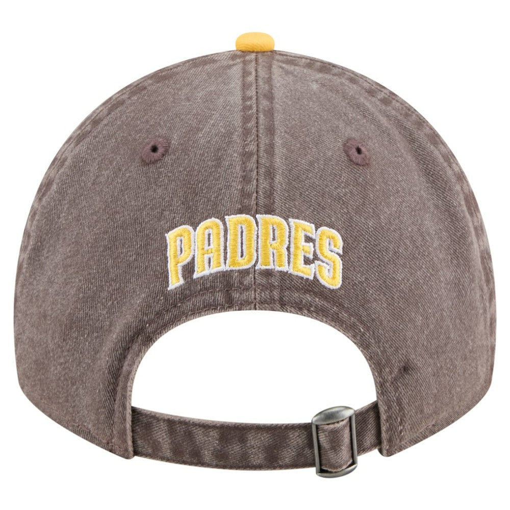 San Diego Padres Select 9TWENTY Adjustable Hat - Brown/Gold | New Era