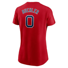 Walker Buehler Boston Red Sox Women's Cooperstown Collection Fuse Name & Number T-Shirt - Red | Nike