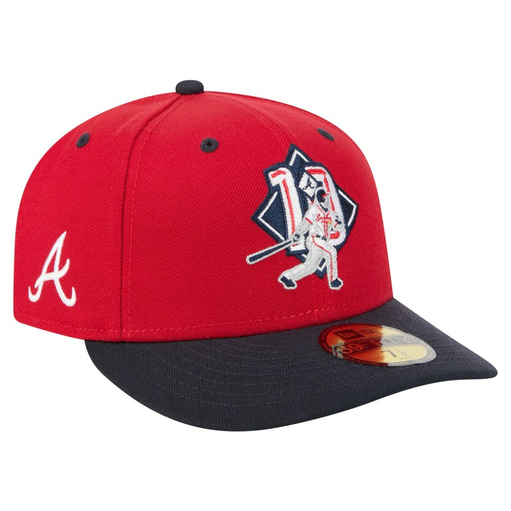 Chipper Jones Atlanta Braves 59FIFTY Fitted Hat - Red | New Era